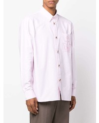 JW Anderson Logo Embroidered Cotton Shirt