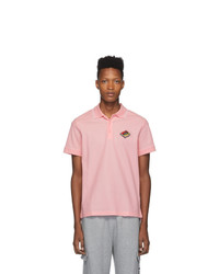 Pink Embroidered Polo
