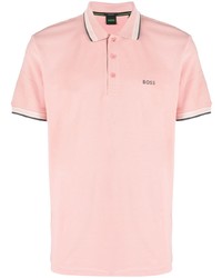 BOSS Embroidered Logo Detail Polo Shirt