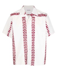Damir Doma Embroidered Motif Cotton Shirt