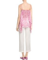 Etro Embroidered And Embellished Silk Top