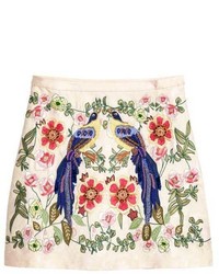 H&M Embroidered Skirt