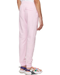 Nike Pink Embroidered Lounge Pants