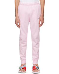 Nike Pink Embroidered Lounge Pants
