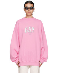 Balenciaga Pink Pride Sweatshirt