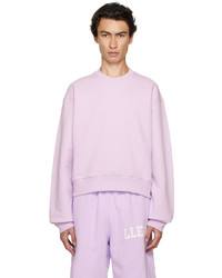 Recto Purple Embroidered Sweatshirt