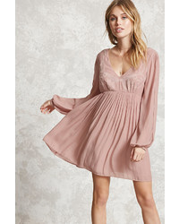 Forever 21 Contemporary Embroidered Dress