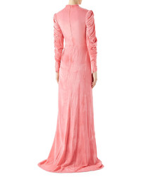 Gucci Velvet Gown With Draping