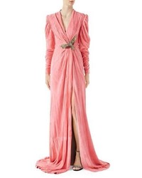 pink gucci gown