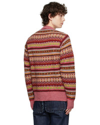 Molly Goddard Pink Wool Gene Crewneck Sweater