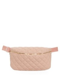 Amici Accessories Quilted Belt Bag Pink