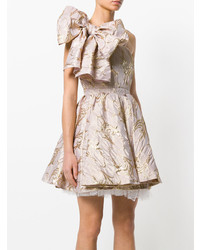 MSGM Large Bow Cocktail Dress