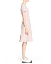 Alexander McQueen Pleated Fit Flare Dress