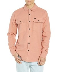 Pink Flannel Shirt Jacket