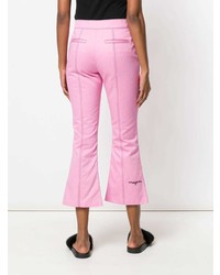 MSGM Cropped Flare Trousers
