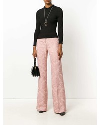 Theory Flared Jacquard Trousers