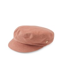 Helen Kaminski Cala Velvet Corduroy Baker Boy Hat In Blush Pink At Nordstrom
