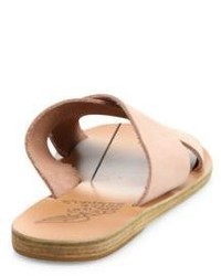 Ancient Greek Sandals Thais Nubuck Slide Sandals