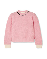 Pink Fleece Crew-neck Sweater
