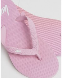 Hype Flip Flops In Pink