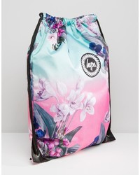 Hype Soft Floral Drawstring Backpack