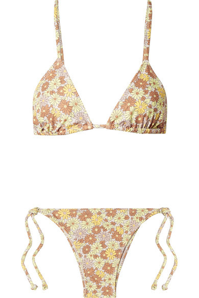 pink floral bikini