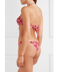 Vix Hermosa Floral Print Bandeau Bikini Top
