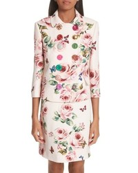 Dolce & Gabbana Embellished Button Floral Jacket