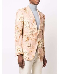 Tom Ford Floral Print Single Breasted Jacket