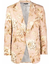 Tom Ford Floral Print Single Breasted Jacket