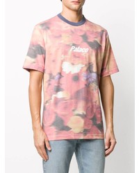 Palace Blurry Flower Ringer T Shirt