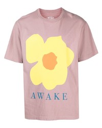 Awake NY Graphic Print Cotton T Shirt