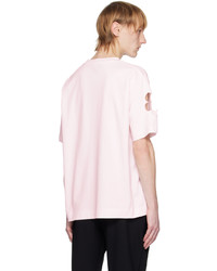 Simone Rocha Pink Cut Out T Shirt