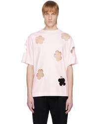 Simone Rocha Pink Cut Out T Shirt