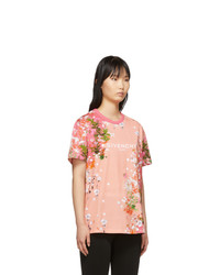 Givenchy Pink Flowers T Shirt