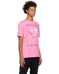 1017 Alyx 9Sm Pink Icon Flower T Shirt