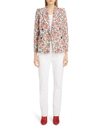 Isabel Marant Floral Print Double Breasted Blazer