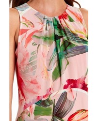 Wallis Floral Burst Handkerchief Dress