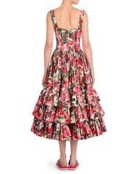 Dolce & Gabbana Floral Corset Dress