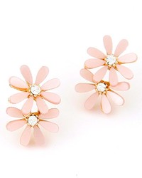 ChicNova Floral Diamante Earrings
