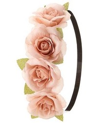 Charlotte Russe Rose Flower Crown Head Wrap