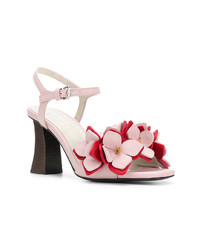 Marni Floral Applique Sandals