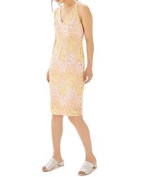 Topshop Floral Lace Sheath Dress