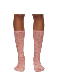 Gucci Pink Blossom Gg Socks
