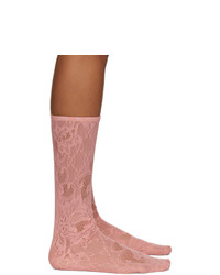 Gucci Pink Blossom Gg Socks