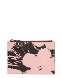 Calvin Klein 205W39nyc X Andy Warhol Foundation Flowers Leather Pouch