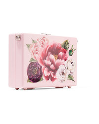 Dolce & Gabbana Dolce Box Floral Print Acrylic Shoulder Bag