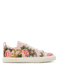 Giuseppe Zanotti Floral Low Top Sneakers
