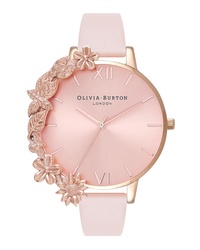 Olivia Burton Case Cuff Leather Watch