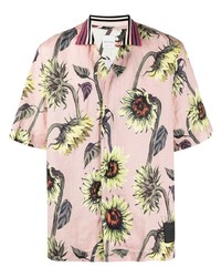 Paul Smith Sunflower Print Short Sleeve Shirt
